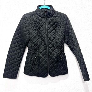 Laundry By Shelli Segal Black Quilted Puffer Jacket